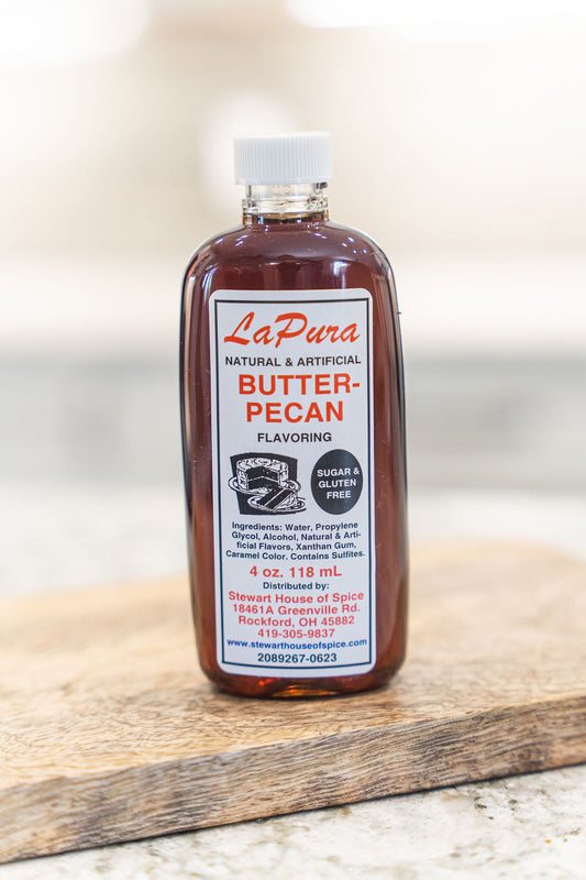 Butter Pecan Flavoring (natural & artificial) 4 oz.