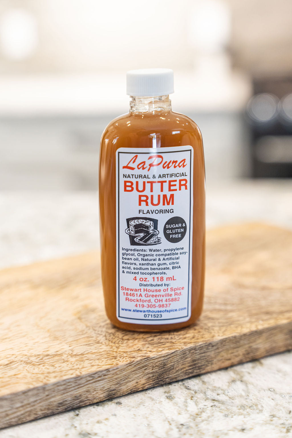 Butter Rum Flavoring (natural & artificial) 4 oz.