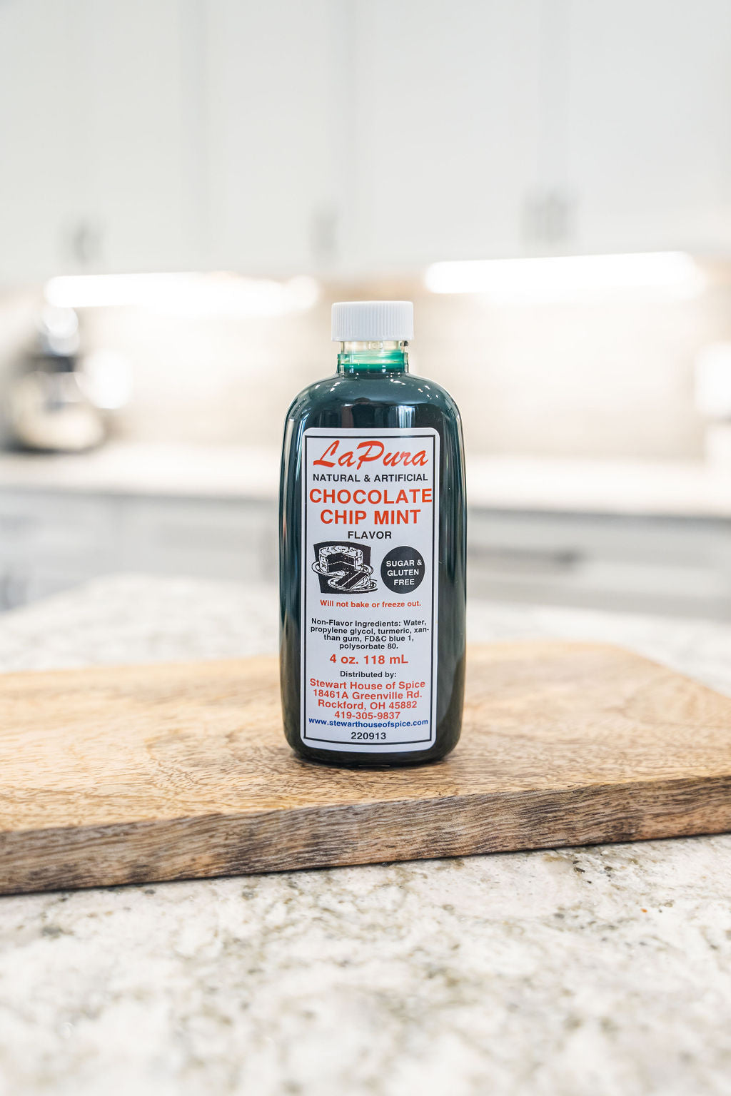Chocolate Chip Mint Flavor (natural & artificial) 4 oz.