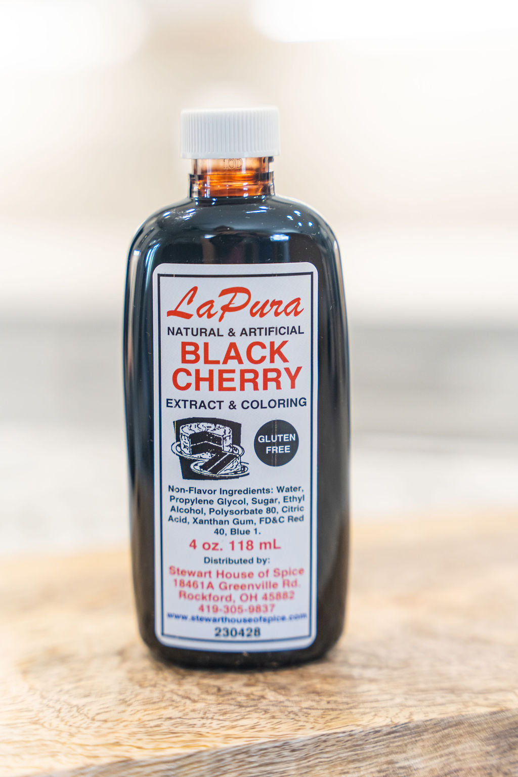 Black Cherry Extract & Coloring (natural & artificial) 4 oz.