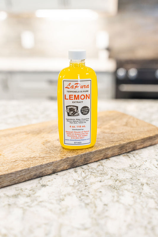 Lemon Extract (terpeneless pure) 4 oz - flavor