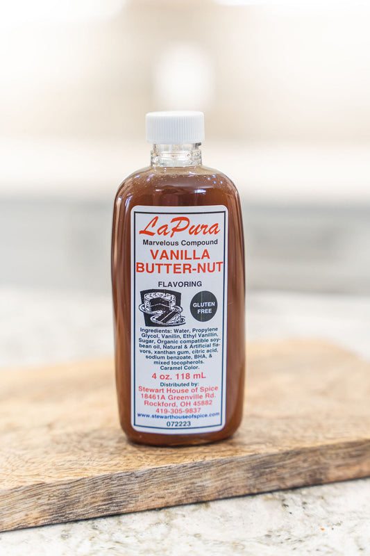 Butter Vanilla-Nut Flavoring (marvelous compound) 4 oz.