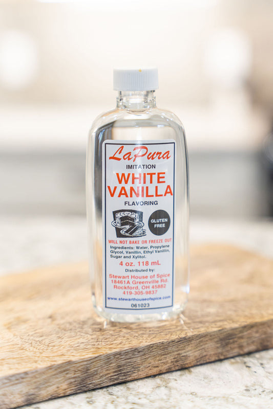 White Vanilla Flavor (imitation) 4 oz. - Imitation Vanilla