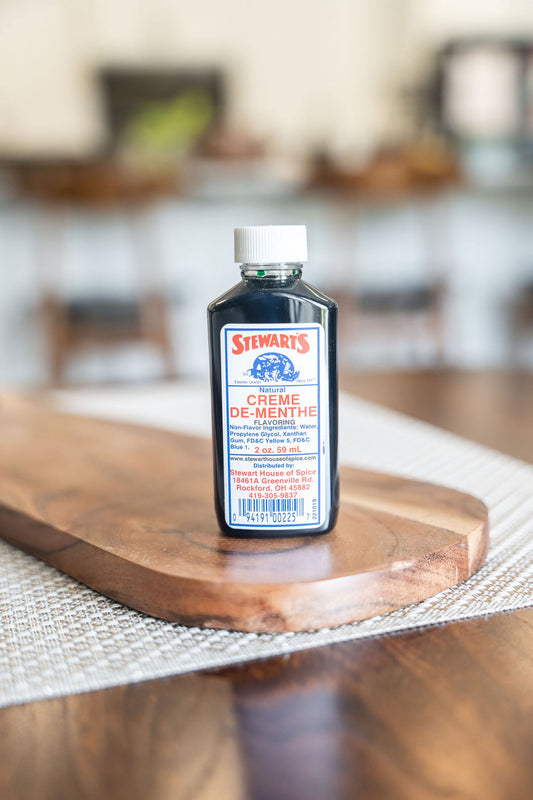 Crème De-Menthe Flavoring (natural) 2 oz.